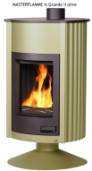 Masterflamme Grande II Kaminofen olive