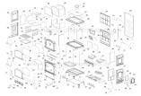 La Nordica Gußofen Isotta  Forno Kaminofen Ersatzteile Zeichnung Explosionszeichnung